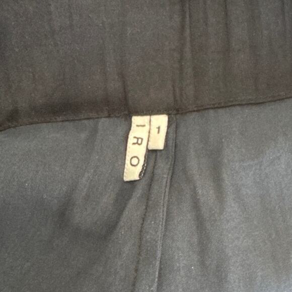 IRO Ilva Relaxed High Rise Pant in Black Size 1 FR/US Size XS/S - Picture 5 of 11